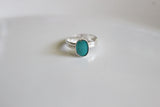 Turquoise Ring- Made to order in your size