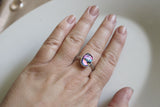 Dichroic Glass Ring- Made to order in your size