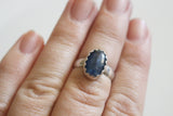 Kyanite Oval Ring- Size 7