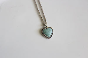 Heart shaped Turquoise Necklace