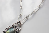 Flower Labradorite Statement Necklace