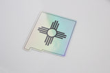 New Mexico Zia Holographic Sticker