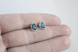 London Blue Topaz Studs