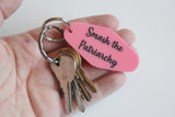 Smash the Patriarchy Keychain / Womens Empowerment Keychain