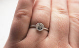 Alpha Chi Omega Lyre Ring- Sterling Silver