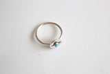 Zia Ring with Turquoise / Made to Order Ring in Sterling Silver / State of New Mexico Symbol Ring / Stacking Ring with Turquoise